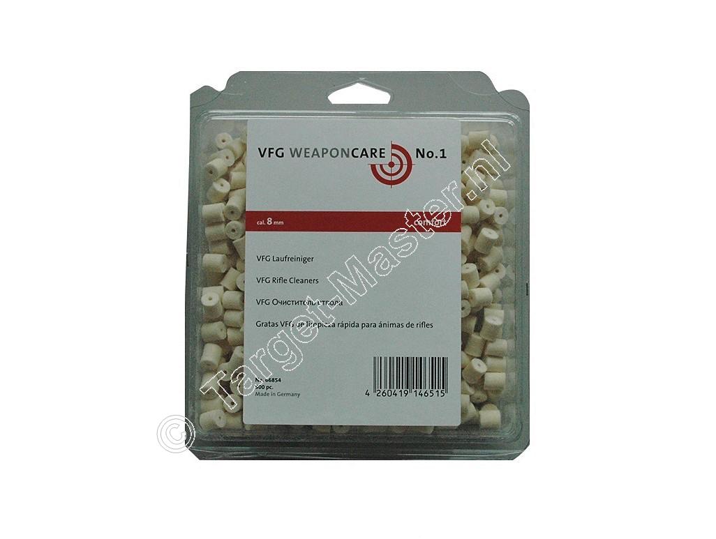 VFG Barrel Cleaners 8mm package of 500